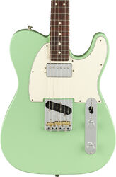 E-gitarre in teleform Fender American Performer Telecaster Hum (USA, MN) - Satin surf green