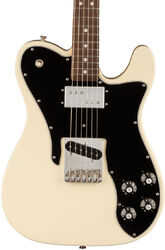 E-gitarre in teleform Fender American Vintage II 1977 Telecaster Custom (USA, RW) - Olympic white