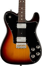 E-gitarre in teleform Fender American Professional II Telecaster Deluxe (USA, RW) - 3-color sunburst
