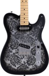 E-gitarre in teleform Fender Made in Japan Telecaster Ltd - Black paisley