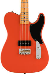 E-gitarre in teleform Fender Noventa Telecaster (MEX, MN) - Fiesta red