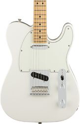 E-gitarre in teleform Fender Player Telecaster (MEX, MN) - polar white