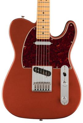 Solidbody e-gitarre Fender Player Plus Telecaster (MEX, MN) - Aged candy apple red