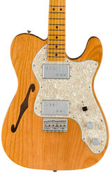 Semi-hollow e-gitarre Fender American Vintage II 1972 Telecaster Thinline (USA, MN) - Aged natural