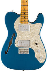 E-gitarre in teleform Fender American Vintage II 1972 Telecaster Thinline (USA, MN) - Lake placid blue