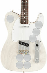 E-gitarre in teleform Fender Telecaster Mirror Jimmy Page US RW - White blonde