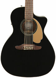 Folk-gitarre Fender Villager 12-String - Black