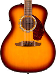 Folk-gitarre Fender California Deluxe Villager E (12-String) - Honey sunburst