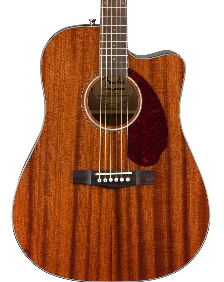 Folk-gitarre Fender CD-140SCE All-Mahogany - Natural
