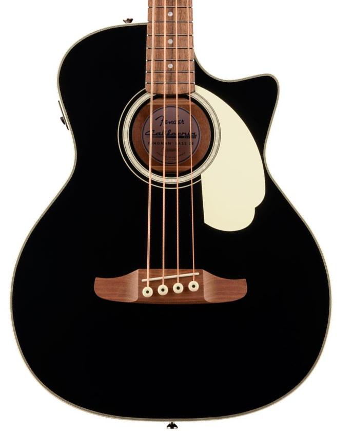 Akustische bass Fender California Deluxe Kingman Bass CE - Black