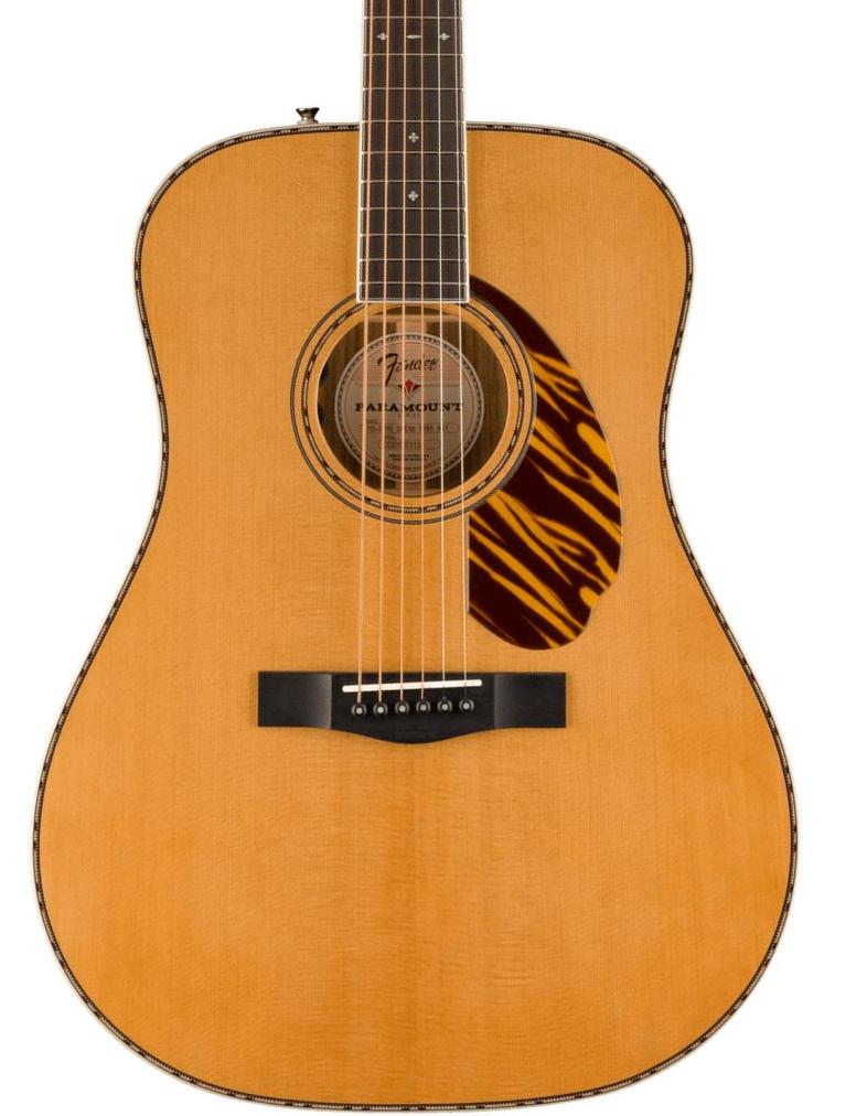 Folk-gitarre Fender Paramount FSR PD-220E - Aged natural