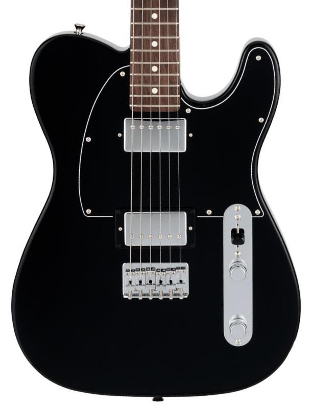E-gitarre in teleform Fender Made in Japan Hybrid II Telecaster HH (RW) - black