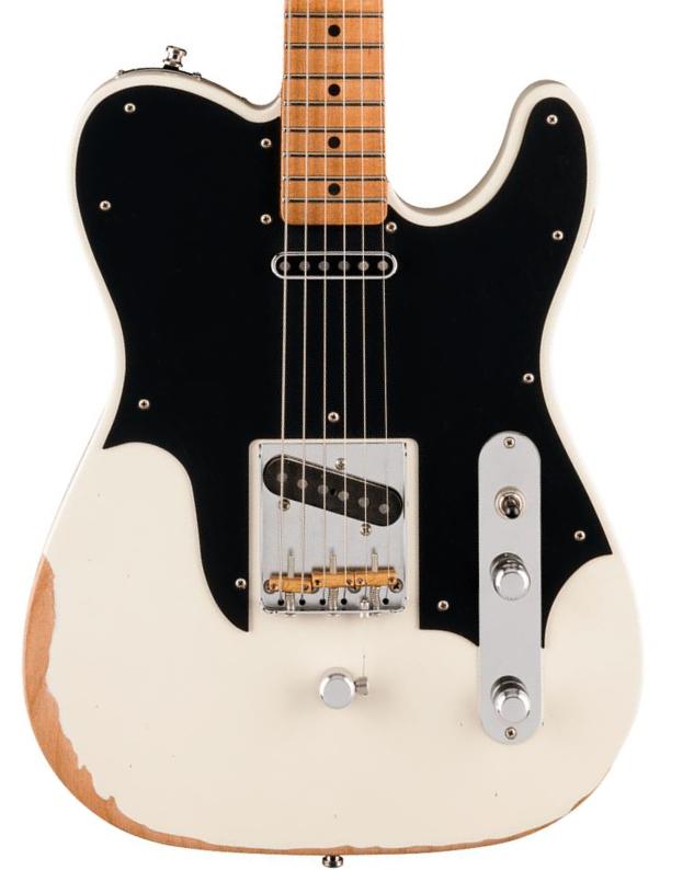 E-gitarre in teleform Fender John Osborne Telecaster - Road worn olympic white