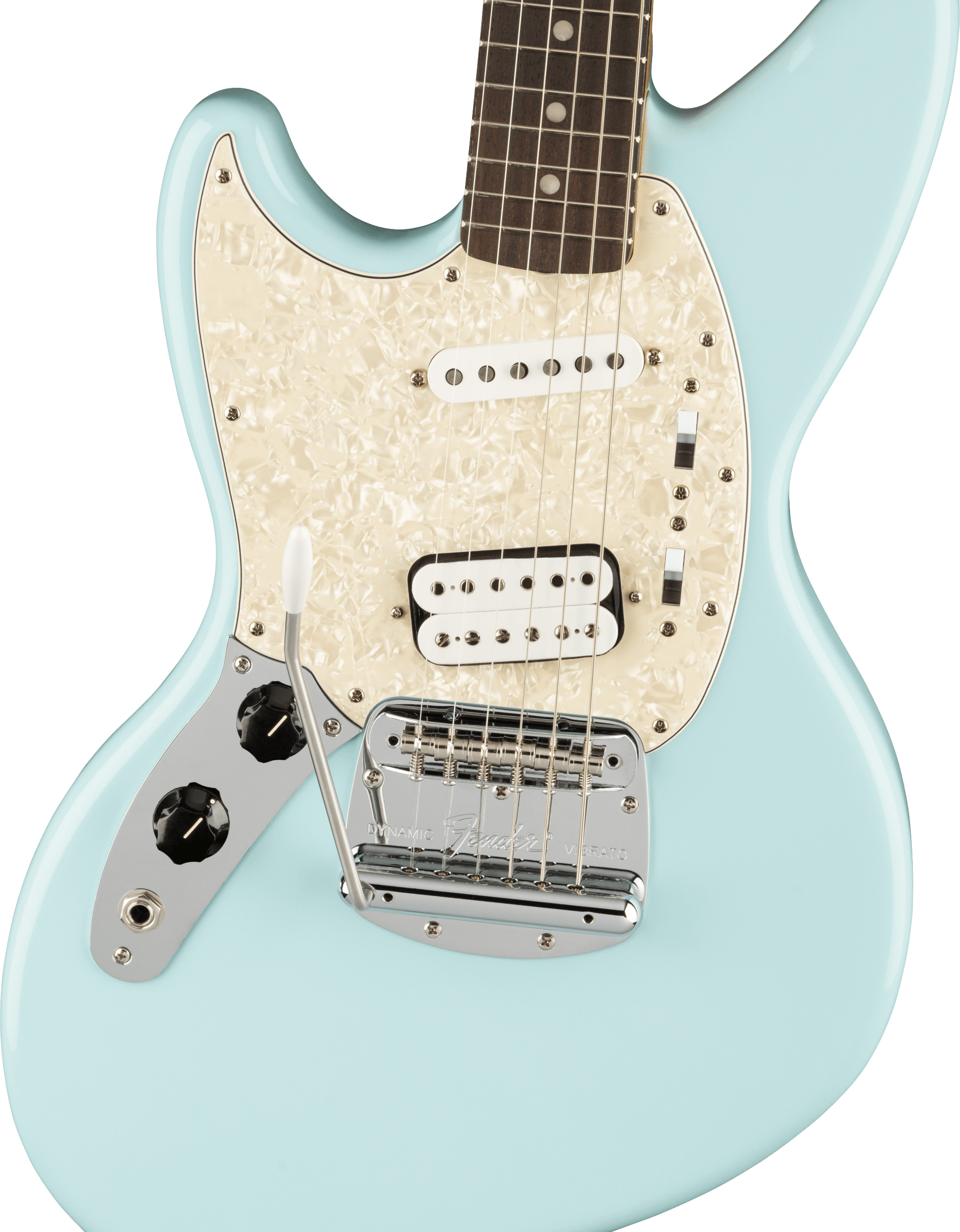 Fender Jag-stang Kurt Cobain Artist Gaucher Hs Trem Rw - Sonic Blue - E-Gitarre für Linkshänder - Variation 2