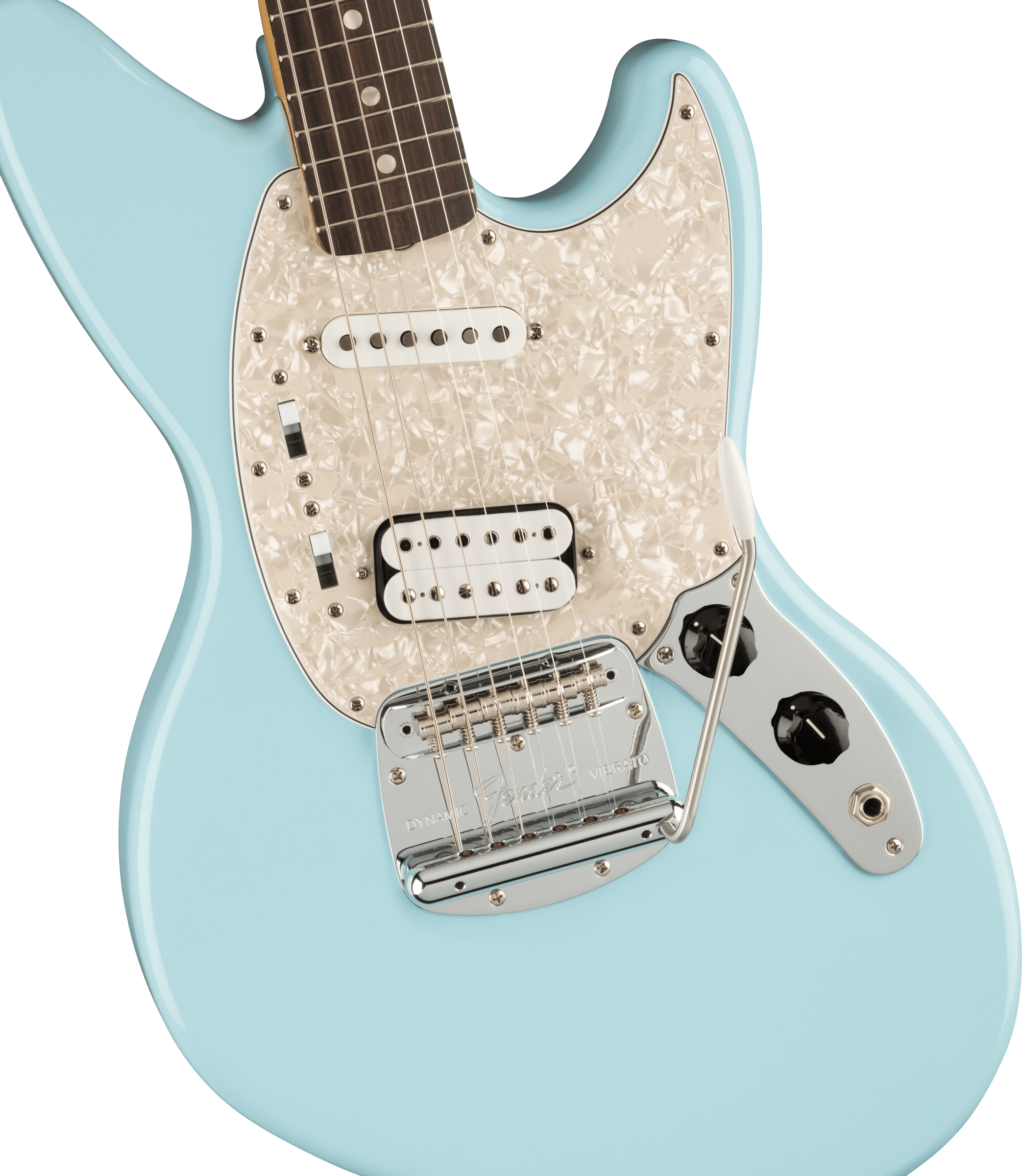 Fender Jag-stang Kurt Cobain Artist Hs Trem Rw - Sonic Blue - Retro-Rock-E-Gitarre - Variation 2