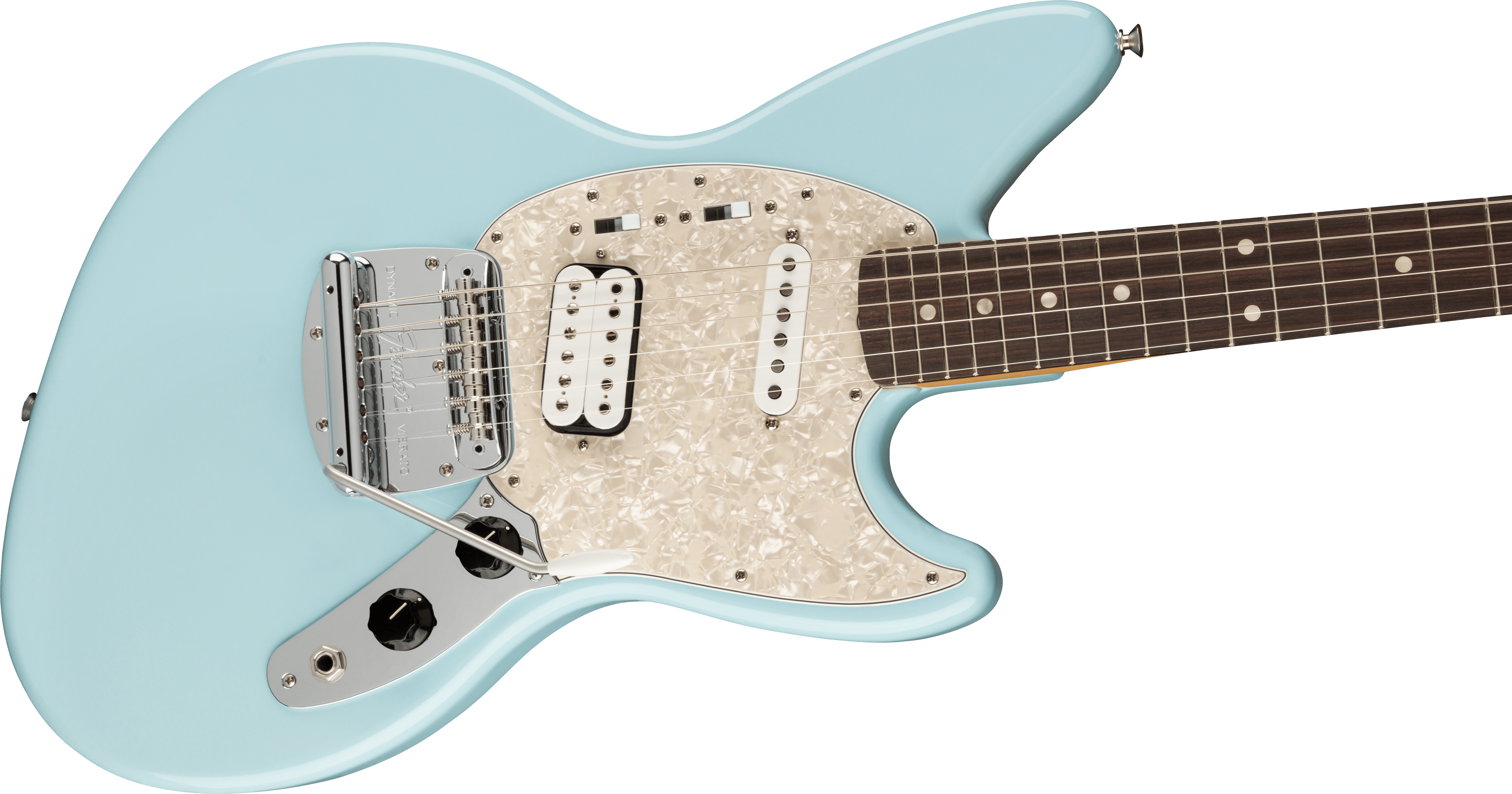 Fender Jag-stang Kurt Cobain Artist Hs Trem Rw - Sonic Blue - Retro-Rock-E-Gitarre - Variation 3