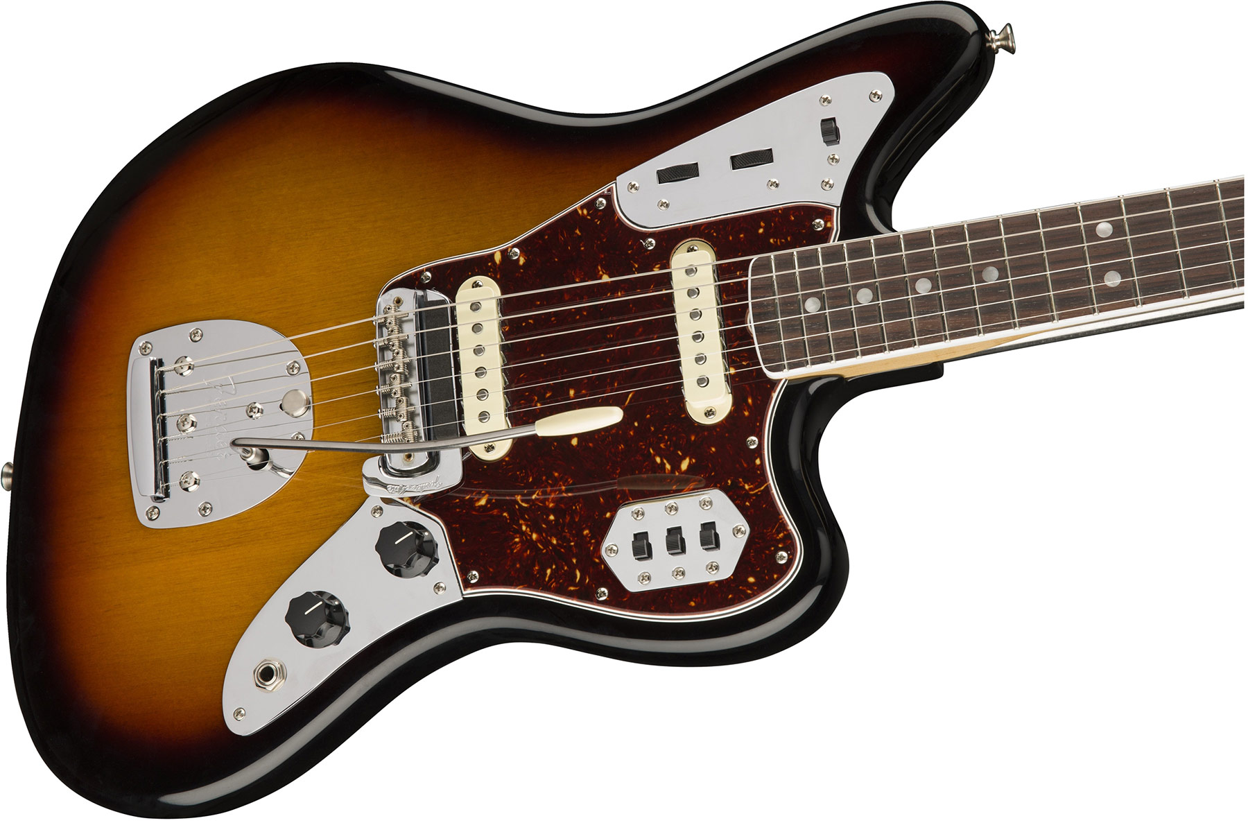 Fender Jaguar '60s American Original Usa Ss Rw - 3-color Sunburst - Retro-Rock-E-Gitarre - Variation 2