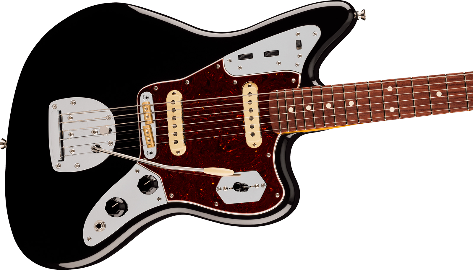 Fender Jaguar American Pro. Usa Shsc 2s Trem Rw - Black - Retro-Rock-E-Gitarre - Variation 2