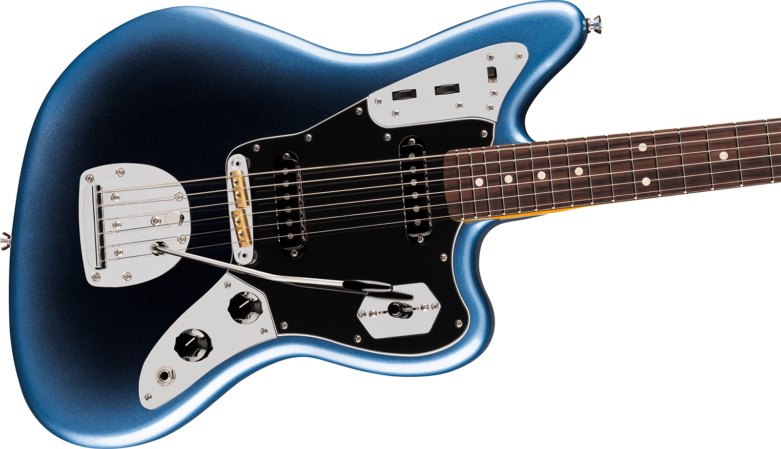 Fender Jaguar American Pro. Usa Shsc 2s Trem Rw - Dark Night - Retro-Rock-E-Gitarre - Variation 2