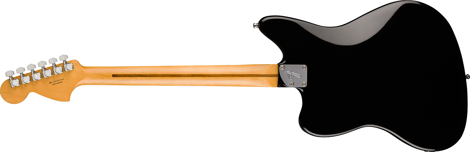 Fender Jaguar Baritone Player Fusion Ltd 2h Ht Eb - Black - Bariton E-Gitarre - Variation 1