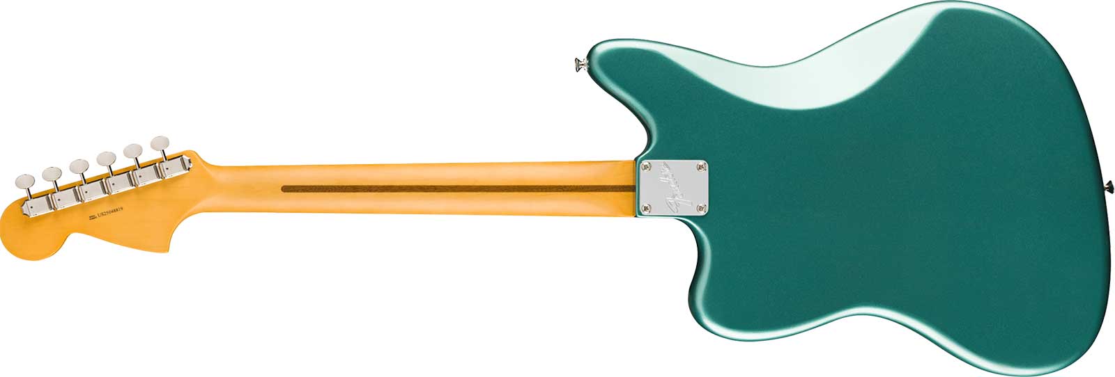 Fender Jaguar Classic American Pro Usa Shsc 2s Trem Rw - Faded Sherwood Green Metallic - Retro-Rock-E-Gitarre - Variation 1