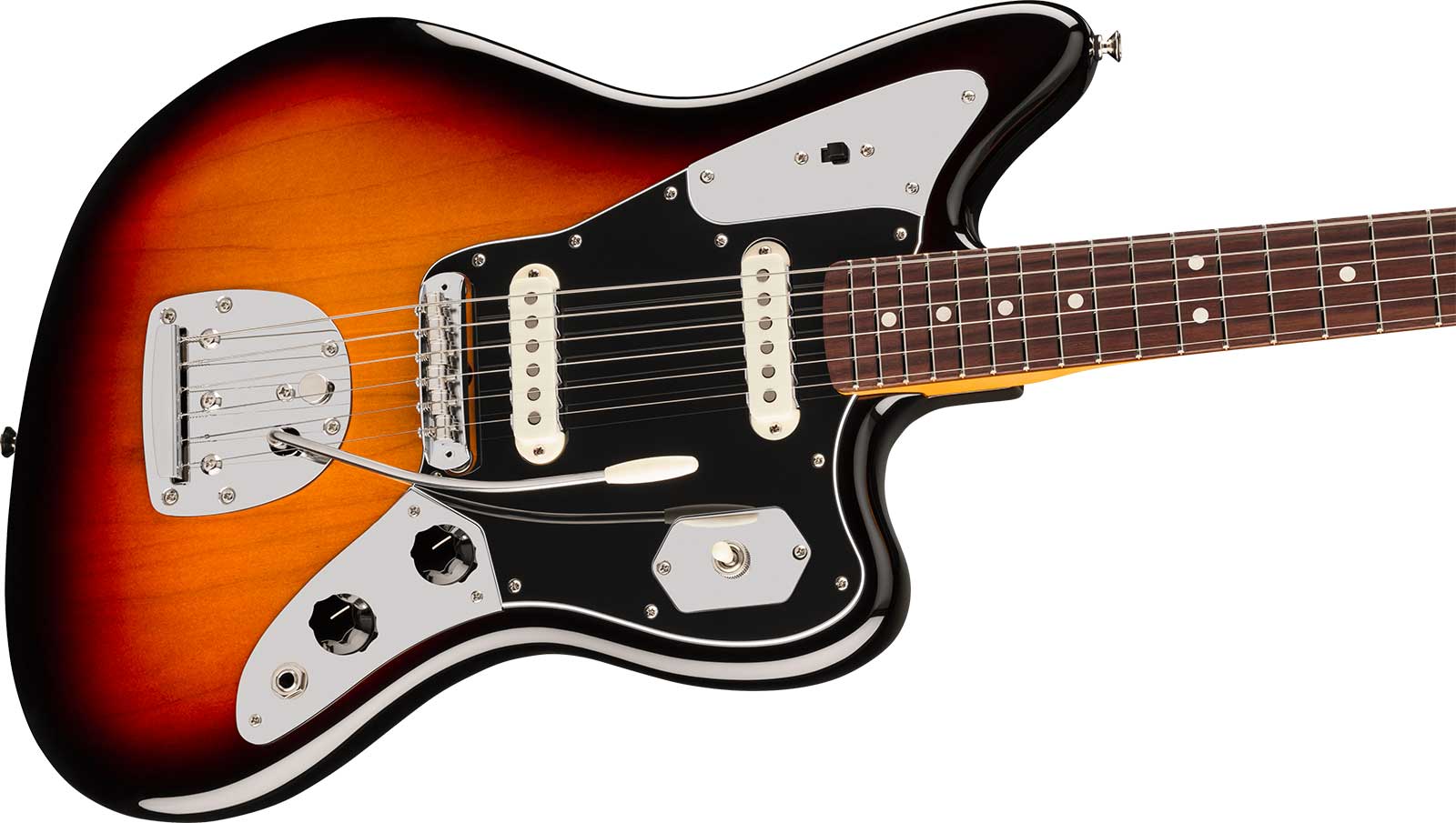 Fender Jaguar Classic American Pro Usa Shsc 2s Trem Rw - 3-color Sunburst - Retro-Rock-E-Gitarre - Variation 2