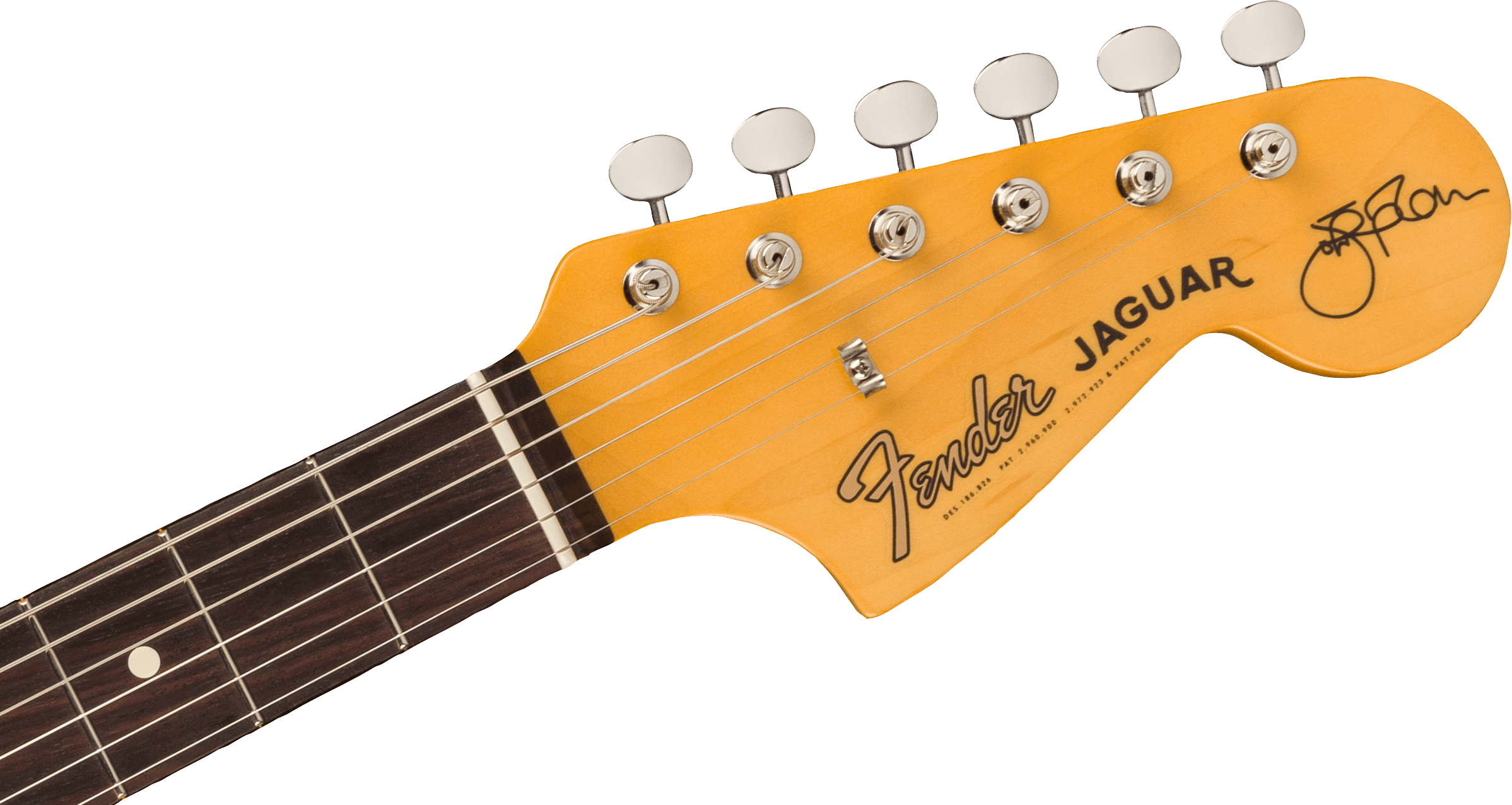 Fender Jaguar Johnny Marr Signature 2s Trem Rw - Fever Dream Yellow - Retro-Rock-E-Gitarre - Variation 3