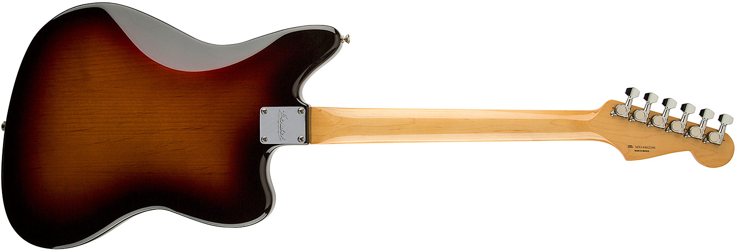 Fender Kurt Cobain Jaguar Lh Gaucher Mex Hh Trem Rw - 3-color Sunburst - E-Gitarre für Linkshänder - Variation 1