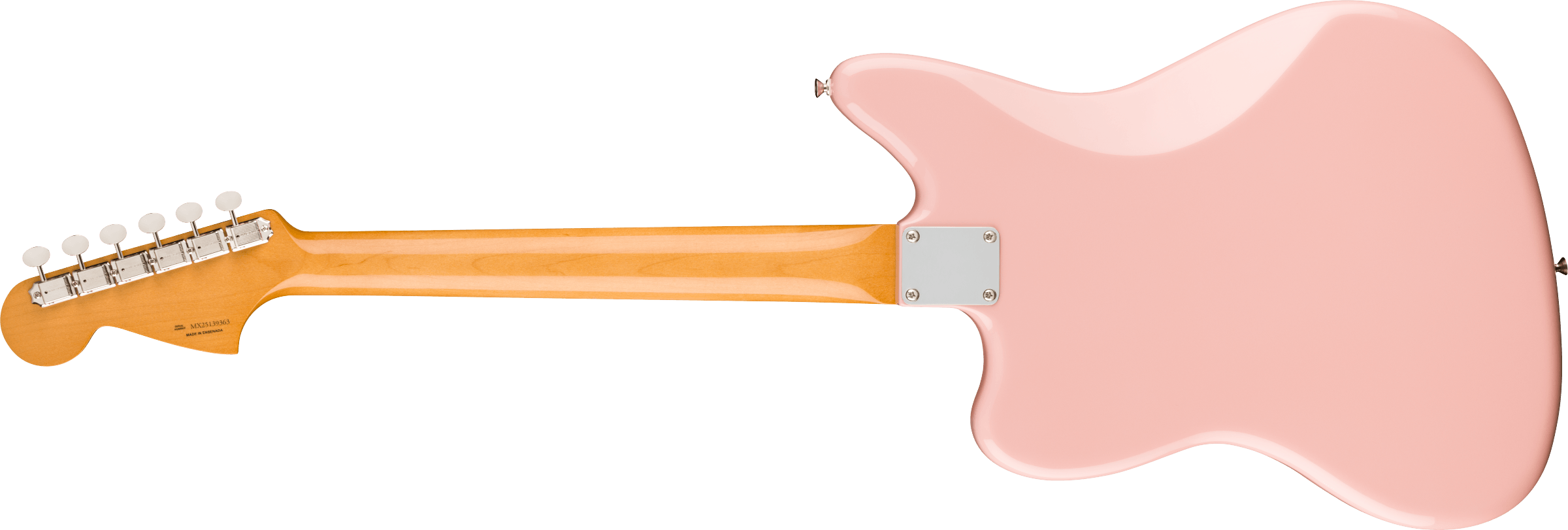 Fender Jaguar Mid 60s Vintera 3 Shsc Mex 2s Trem Rw - Shell Pink - Retro-Rock-E-Gitarre - Variation 1
