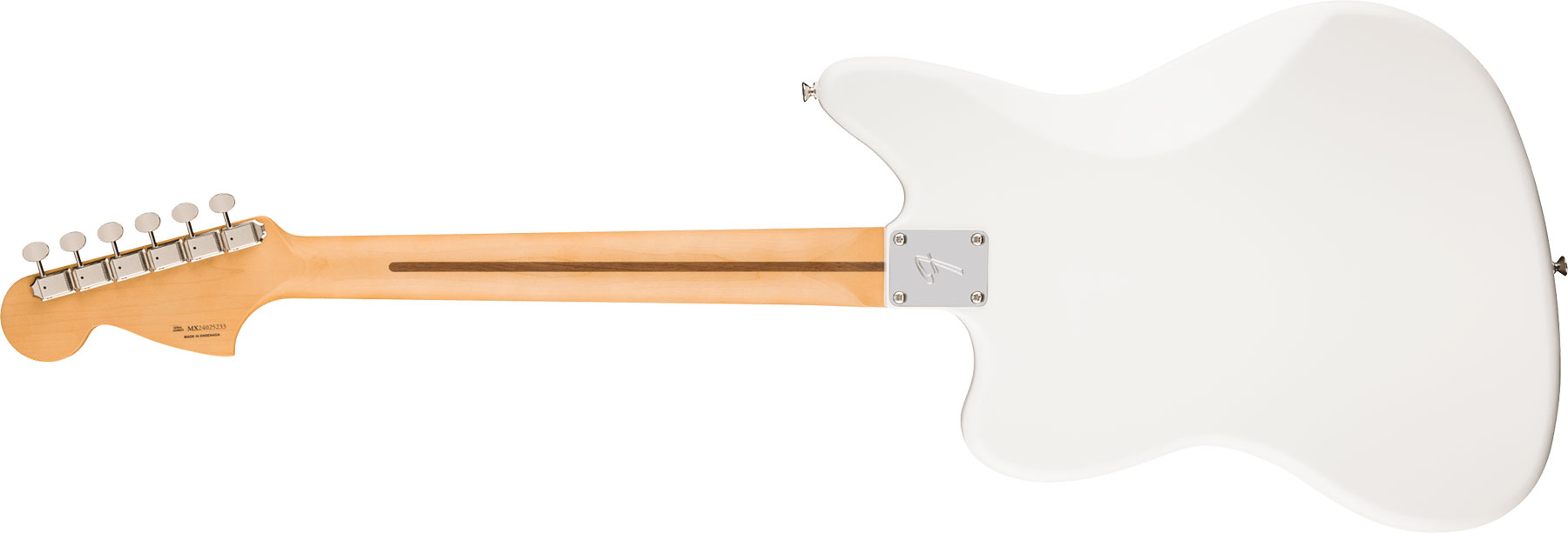 Fender Jaguar Player Ii Mex 2s Trem Rw - Polar White - Retro-Rock-E-Gitarre - Variation 1