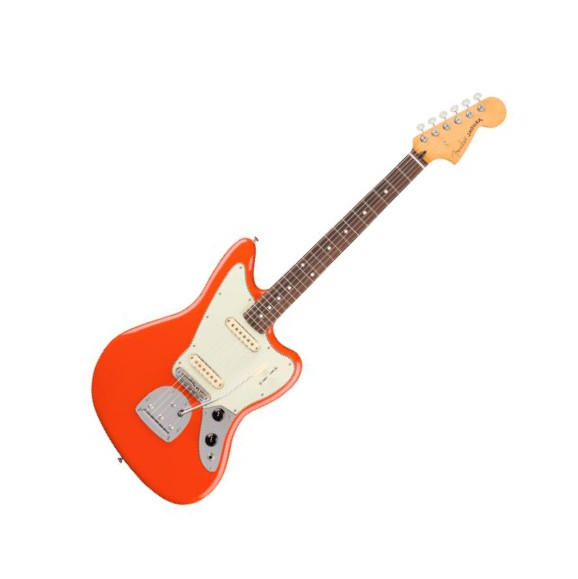 Fender Jaguar Player Ii Mex Trem 2s Rw - Rallye Orange - Retro-Rock-E-Gitarre - Variation 1