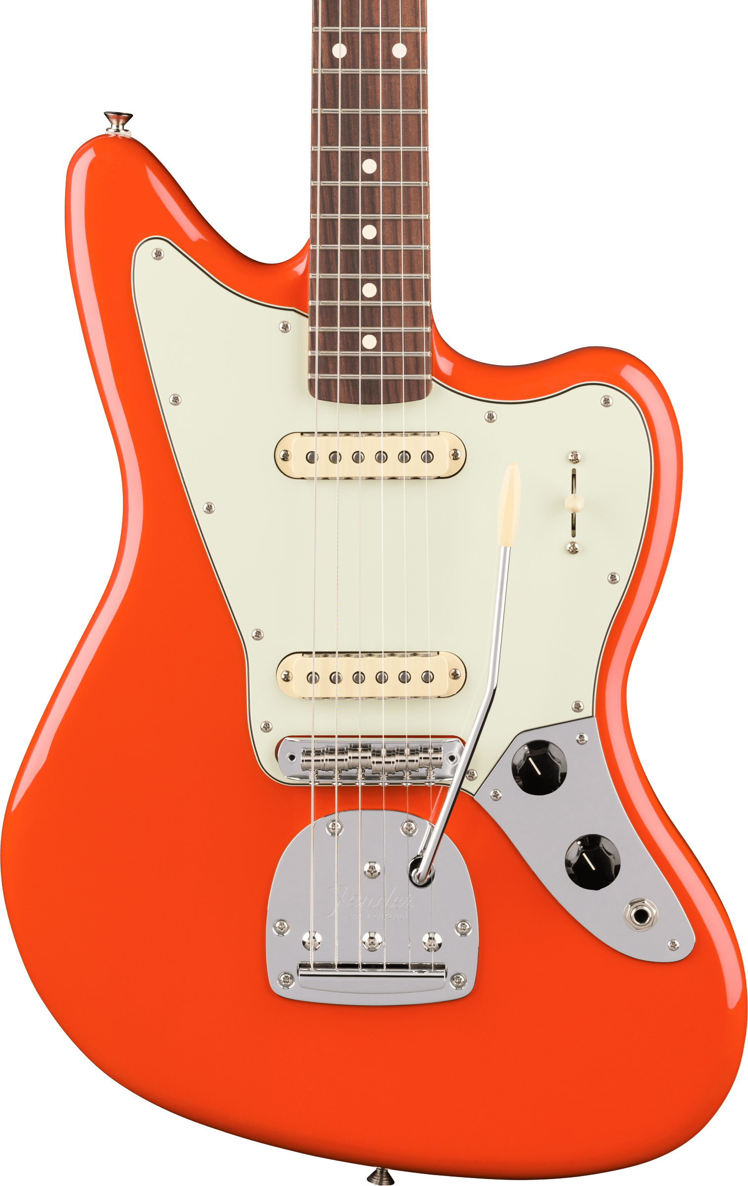 Fender Jaguar Player Ii Mex Trem 2s Rw - Rallye Orange - Retro-Rock-E-Gitarre - Variation 2
