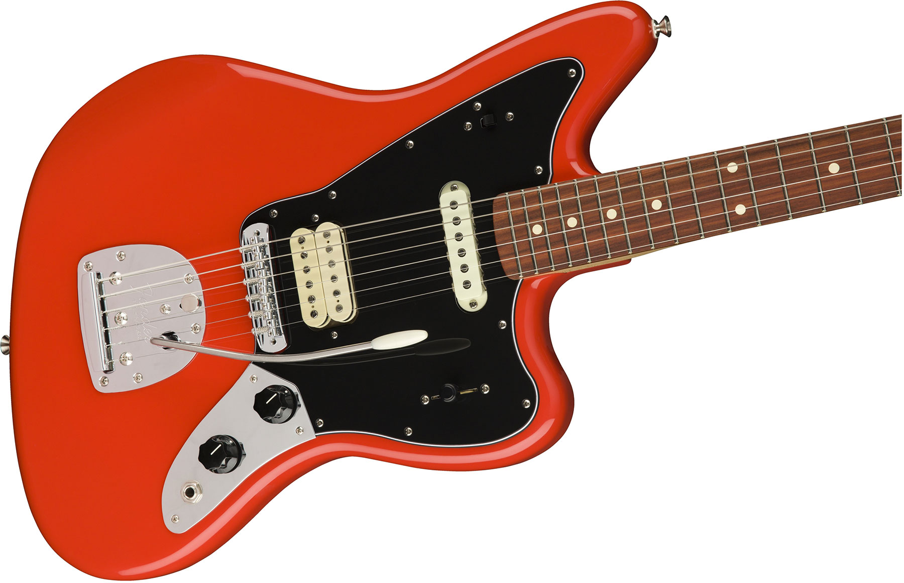 Fender Jaguar Player Mex Hs Pf - Sonic Red - Retro-Rock-E-Gitarre - Variation 2