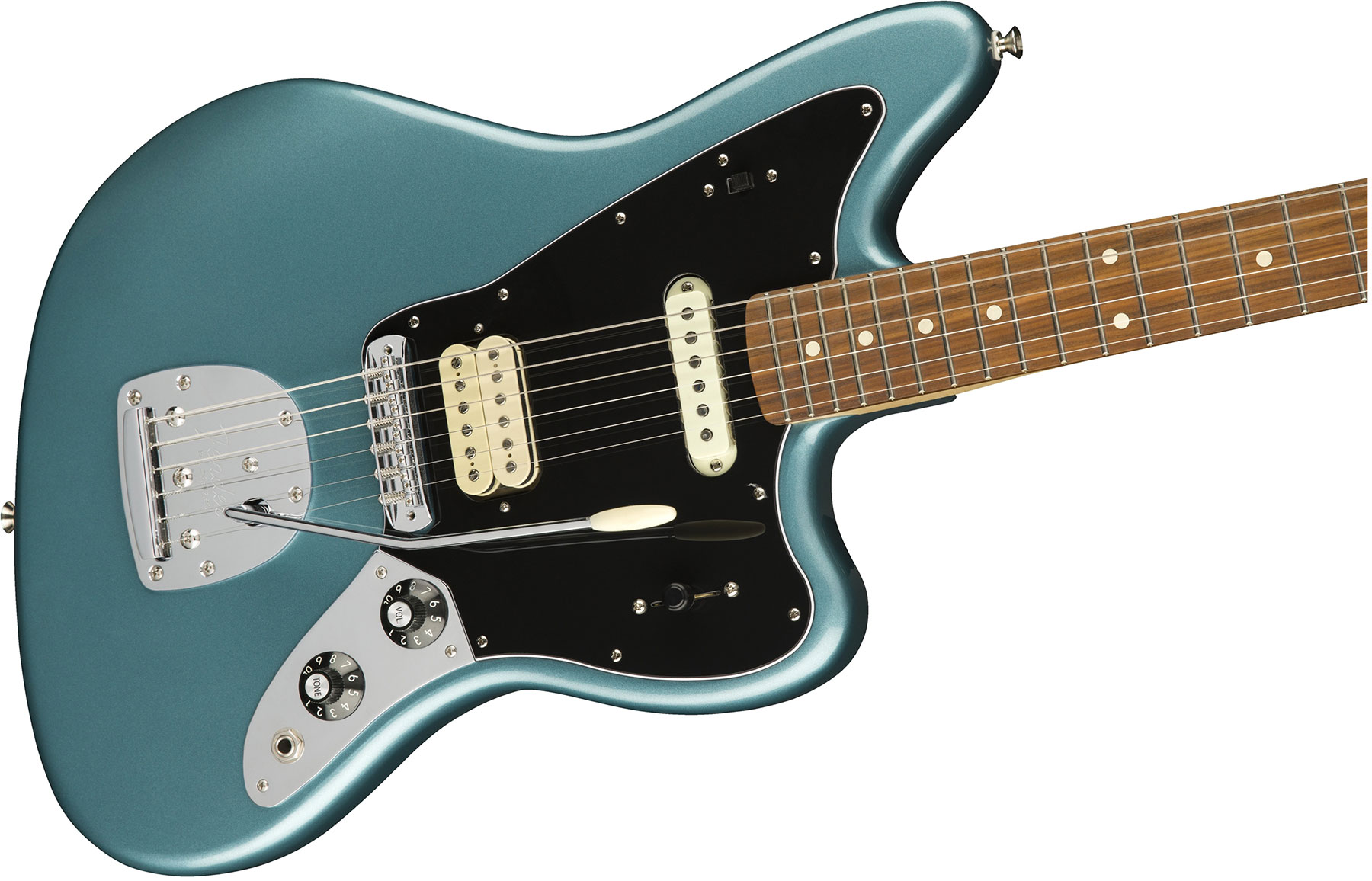 Fender Jaguar Player Mex Hs Trem Pf - Tidepool - Retro-Rock-E-Gitarre - Variation 2