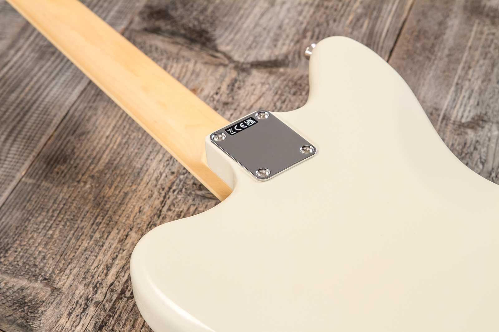 Fender Jaguar Traditional Ii 60s Japan 2s Trem Rw - Olympic White - Retro-Rock-E-Gitarre - Variation 9