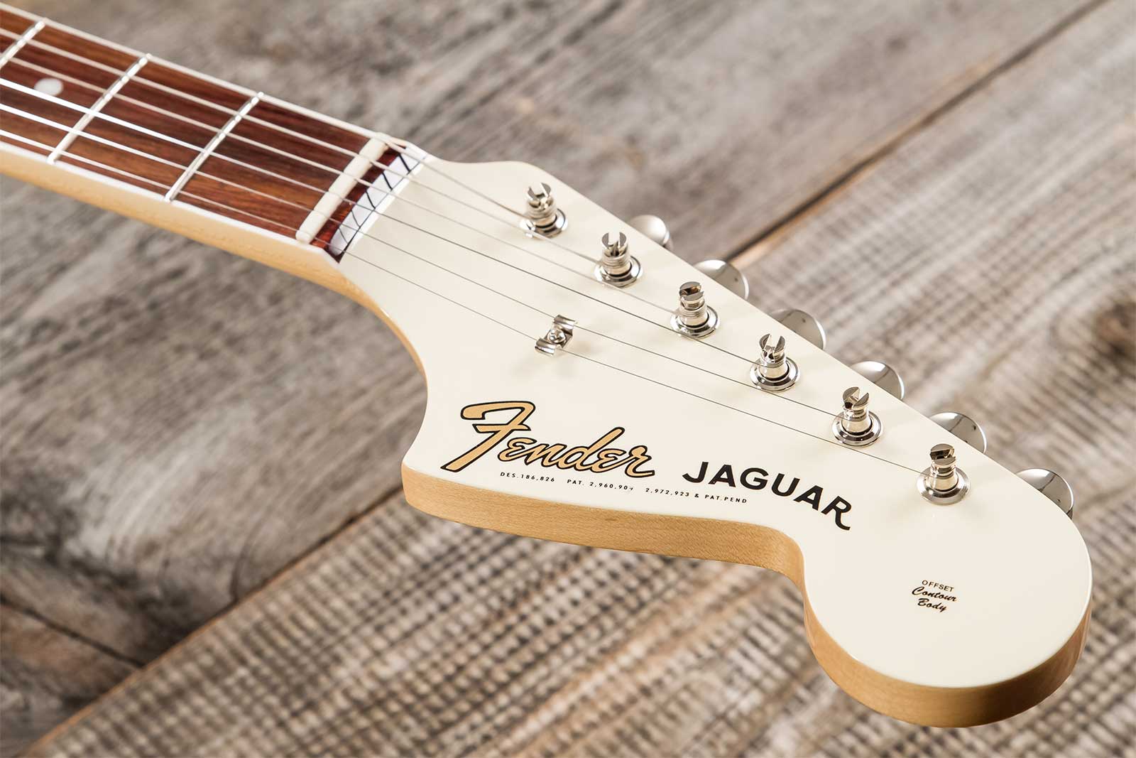 Fender Jaguar Traditional Ii 60s Japan 2s Trem Rw - Olympic White - Retro-Rock-E-Gitarre - Variation 10