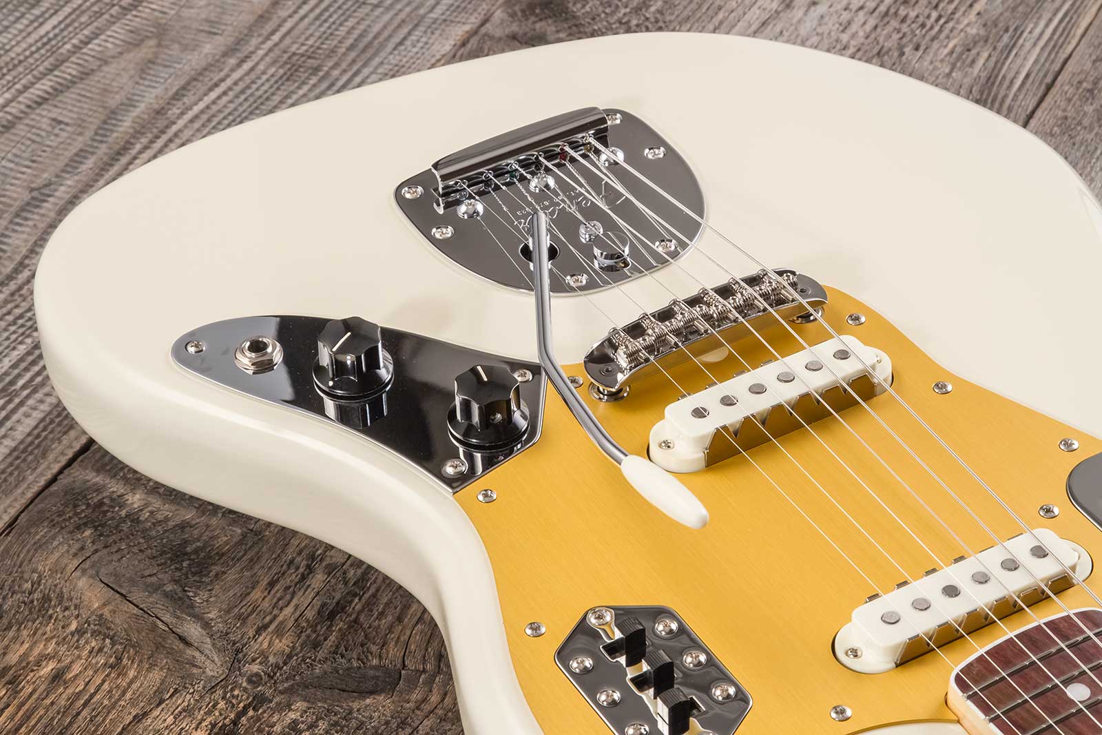 Fender Jaguar Traditional Ii 60s Japan 2s Trem Rw - Olympic White - Retro-Rock-E-Gitarre - Variation 6