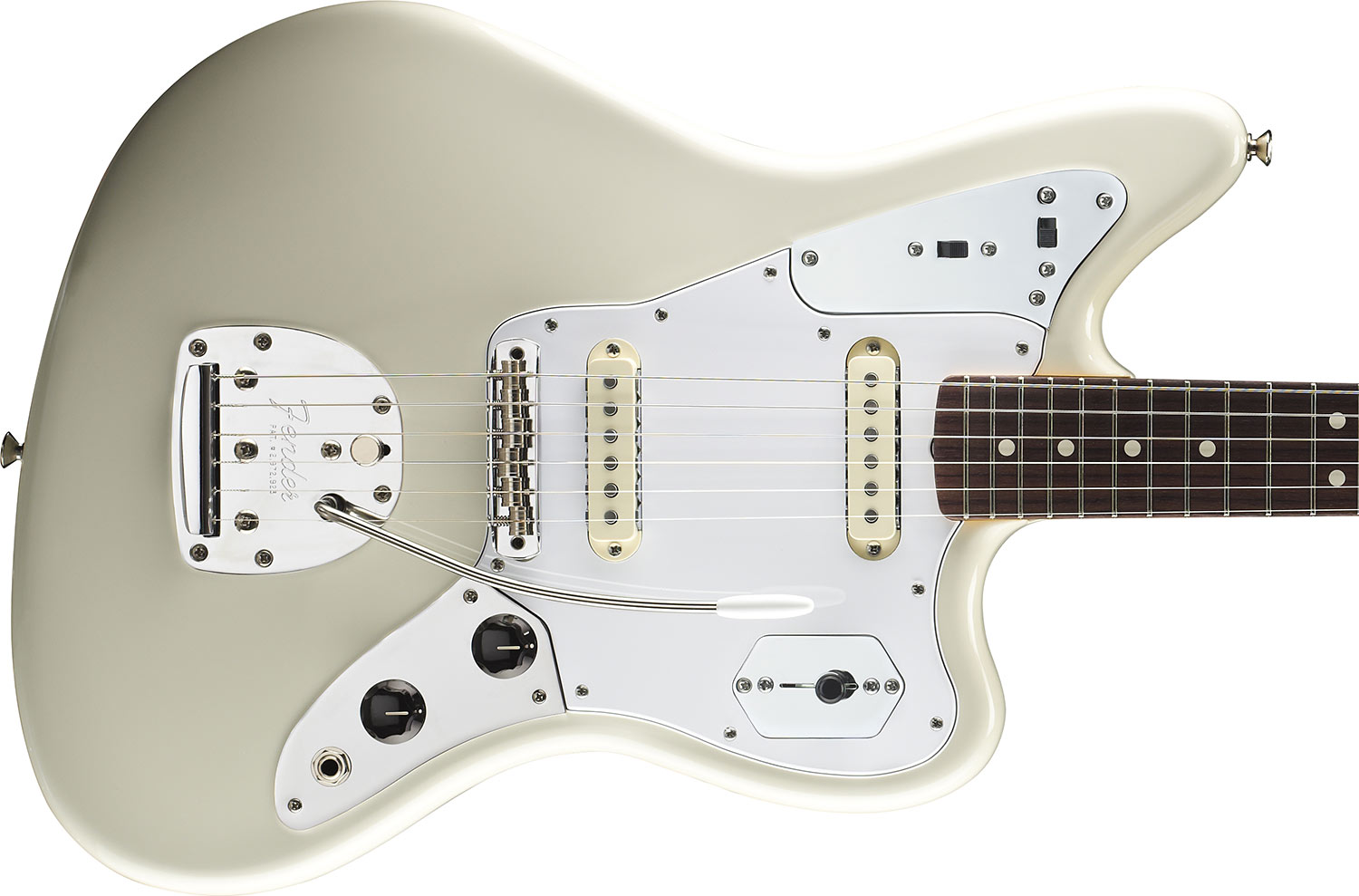 Fender Jaguar Johnny Marr Artist Usa Rw 2016 - Olympic White - Retro-Rock-E-Gitarre - Variation 2