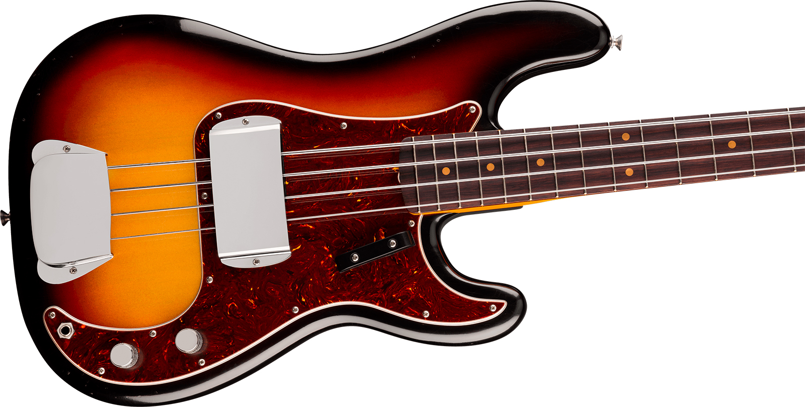 Fender James Jamerson Precision Bass 1962 Signature Usa Rw - Heirloom 3-color Sunburst - Solidbody E-bass - Variation 2