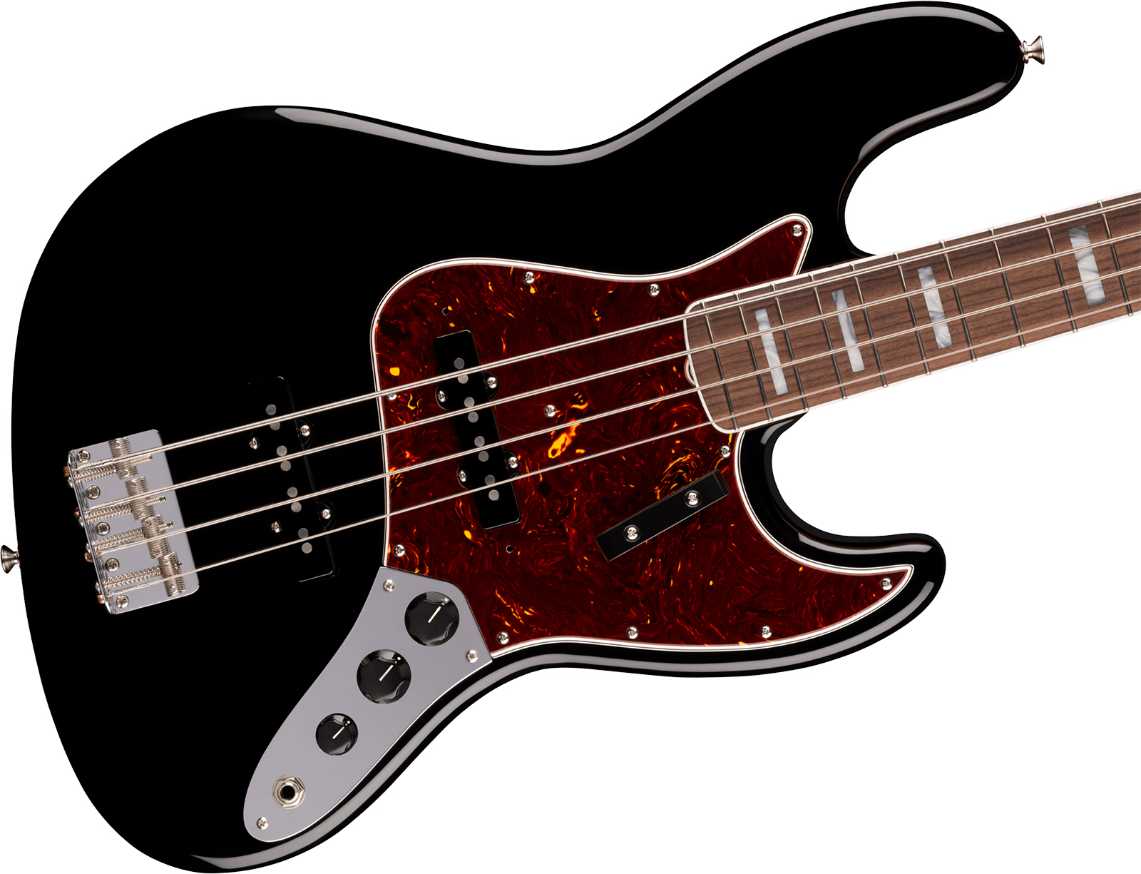 Fender Jazz Bass 1966 American Vintage Ii Ltd Usa Rw - Black - Solidbody E-bass - Variation 2
