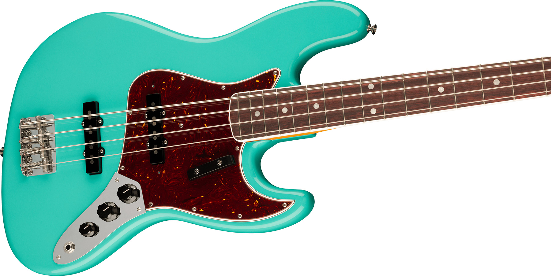 Fender Jazz Bass 1966 American Vintage Ii Usa Rw - Sea Foam Green - Solidbody E-bass - Variation 2