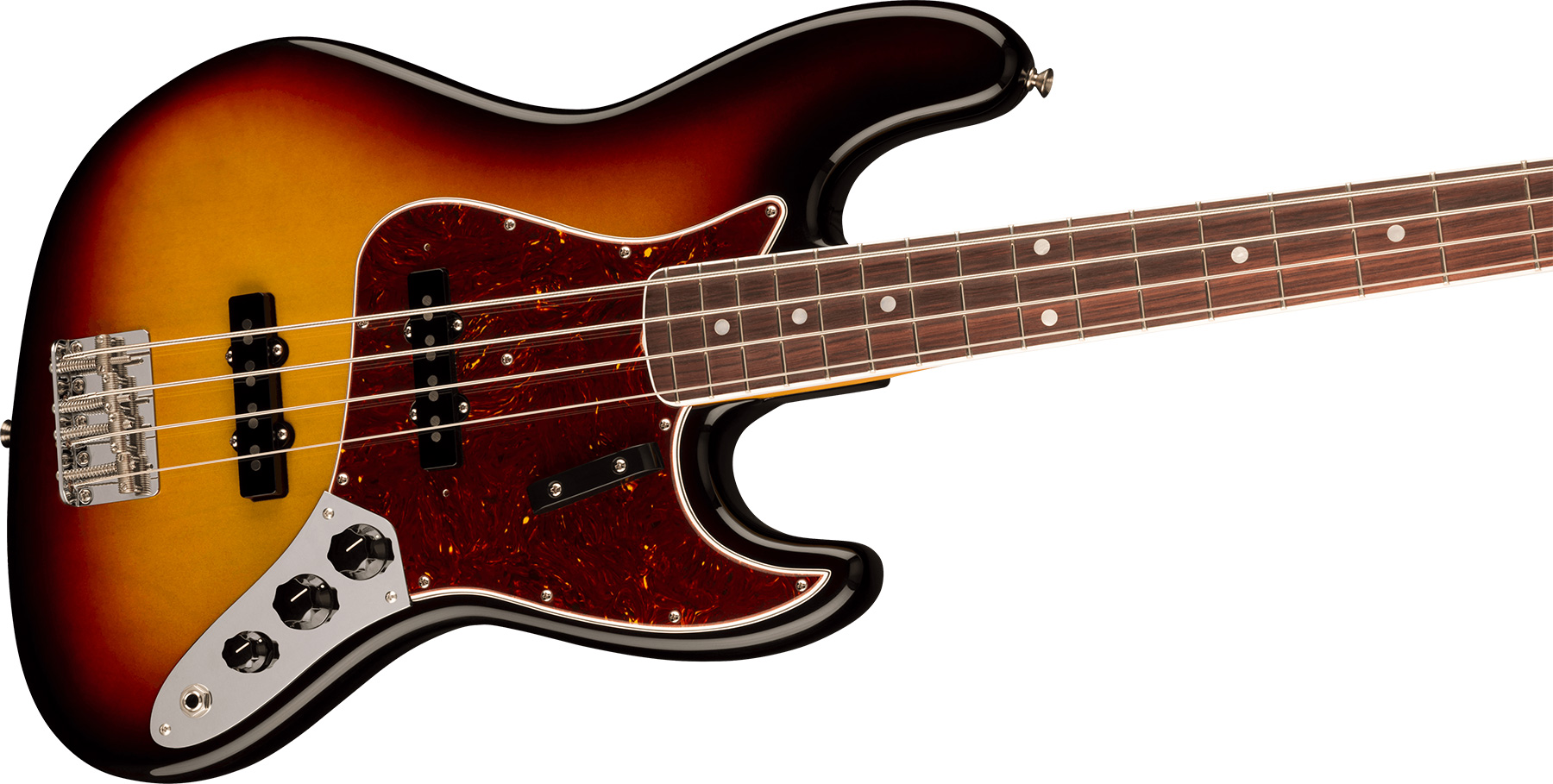Fender Jazz Bass 1966 American Vintage Ii Usa Rw - 3-color Sunburst - Solidbody E-bass - Variation 2