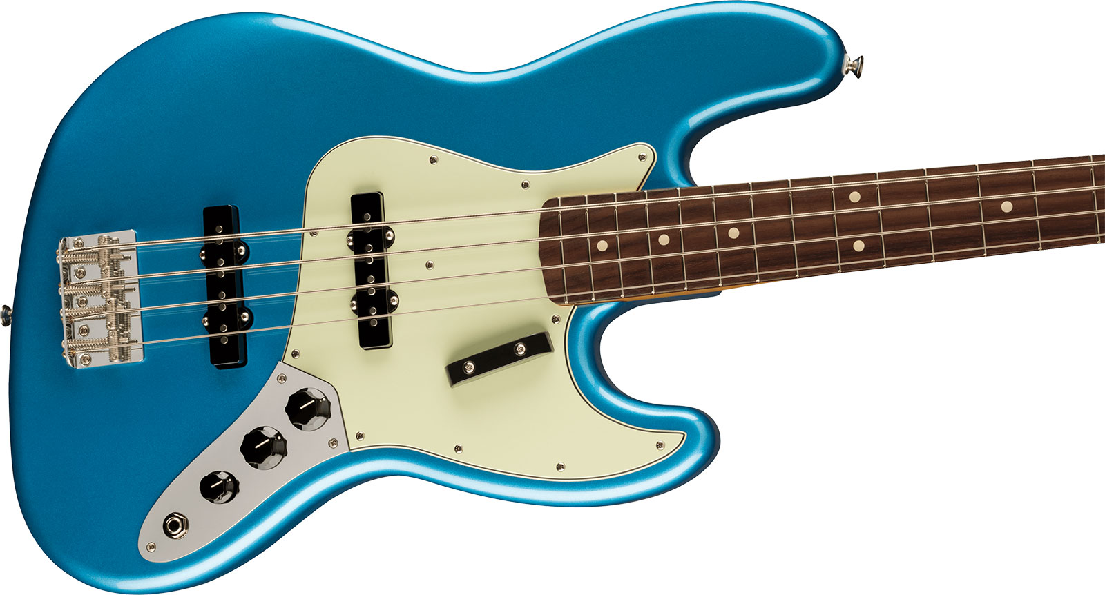 Fender Jazz Bass 60s Vintera Ii Mex Rw - Lake Placid Blue - Solidbody E-bass - Variation 2