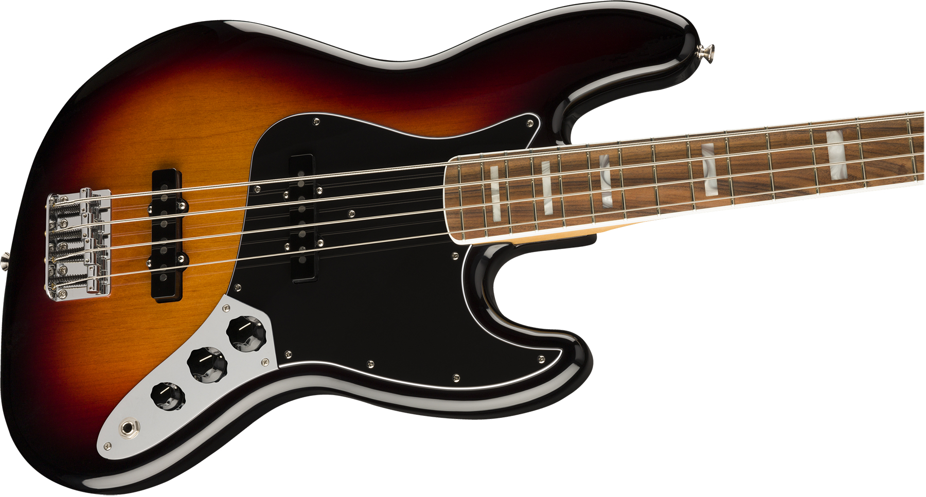 Fender Jazz Bass 70s Vintera Vintage Mex Pf - 3-color Sunburst - Solidbody E-bass - Variation 2