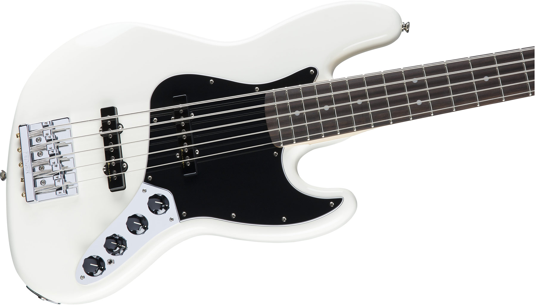 Solidbody ebass Fender Deluxe Active Jazz Bass V (MEX, PF) olympic