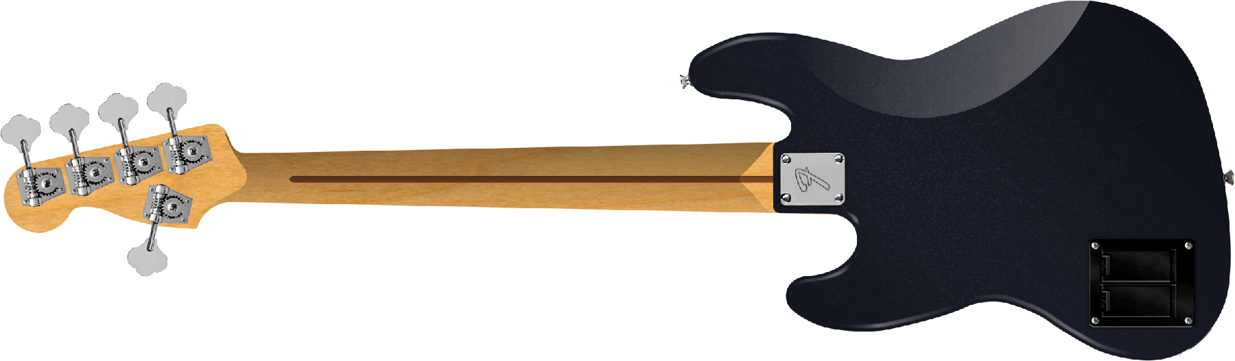 Fender Jazz Bass Active V Player Ii Modified Mex 5c Mn - Dusk - Solidbody E-bass - Variation 1