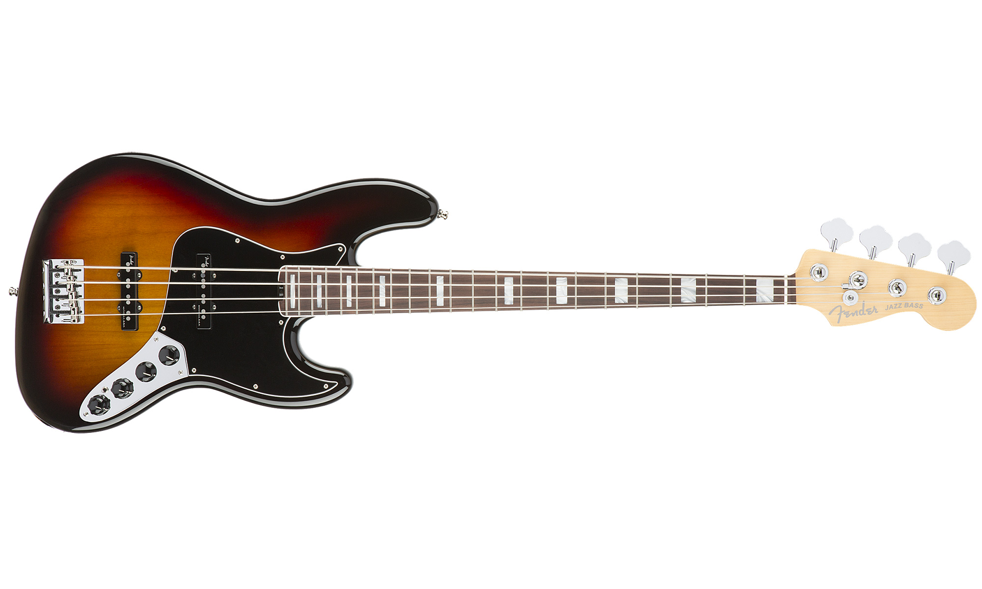 Fender Jazz Bass American Elite 2016 (usa, Rw) - 3-color Sunburst - Solidbody E-bass - Variation 1