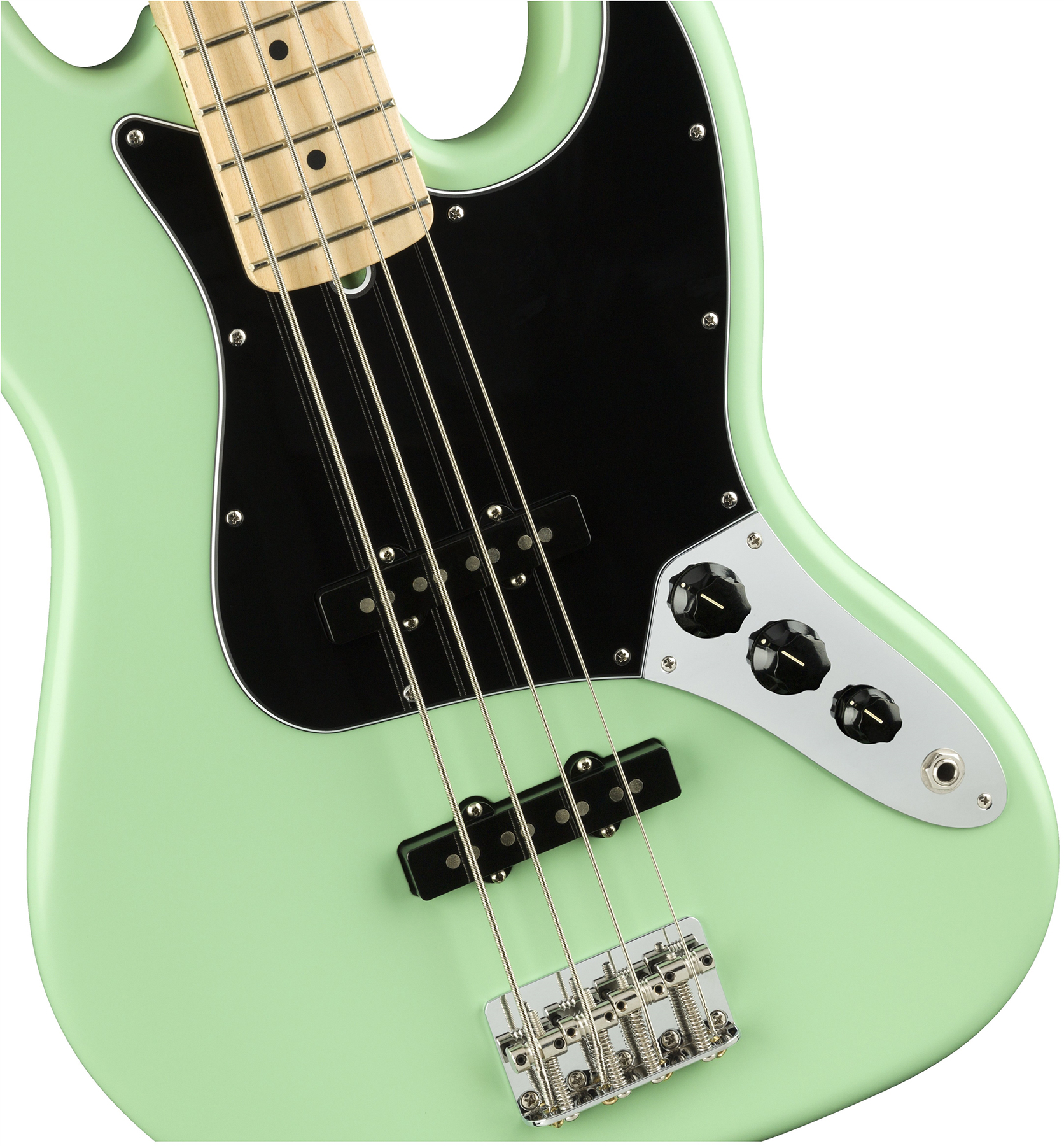 Fender Jazz Bass American Performer Usa Mn - Satin Surf Green - Solidbody E-bass - Variation 1