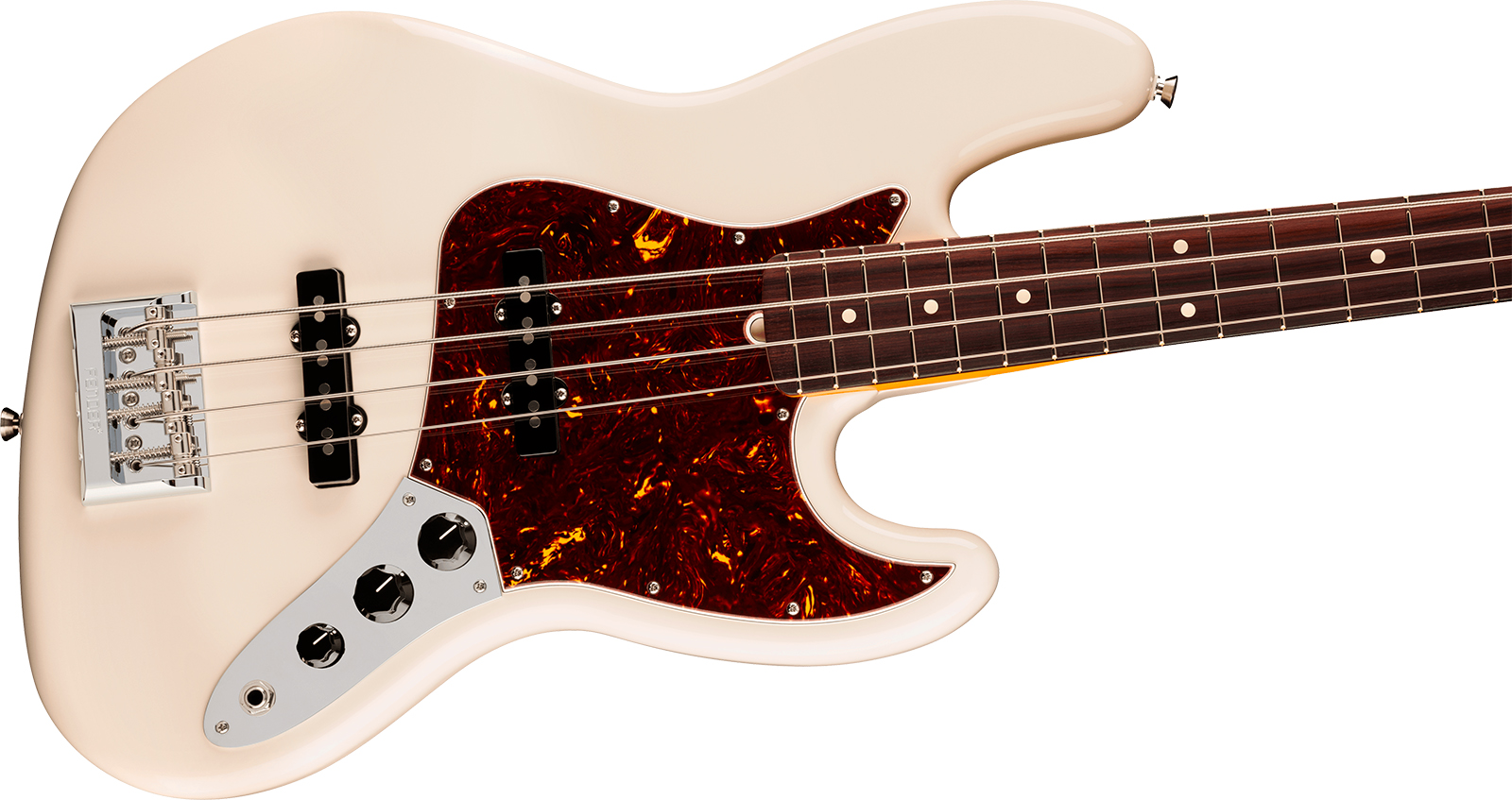 Fender Jazz Bass American Pro. Usa Rw - Olympic White - Solidbody E-bass - Variation 2
