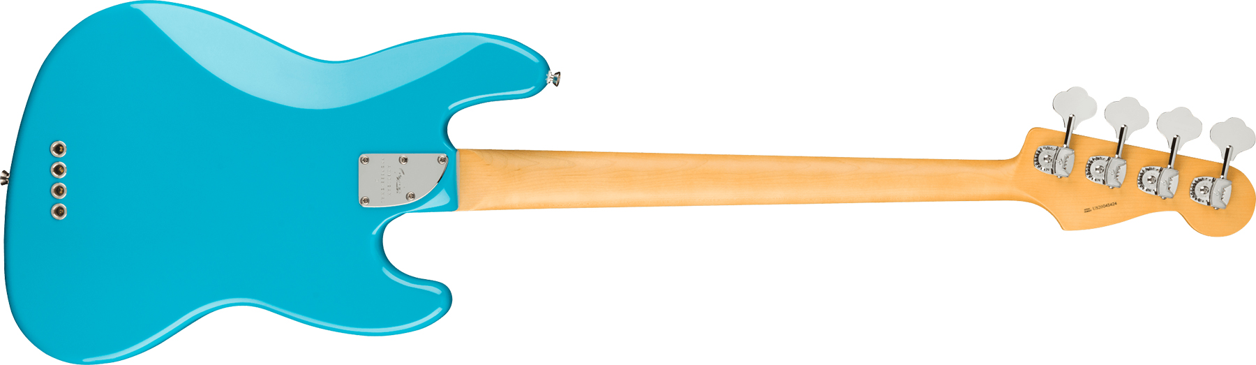 Fender Jazz Bass American Professional Ii Lh Gaucher Usa Mn - Miami Blue - Solidbody E-bass - Variation 1